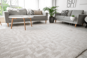 Laminate flooring in living room