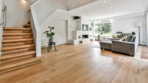 Living room hard floor