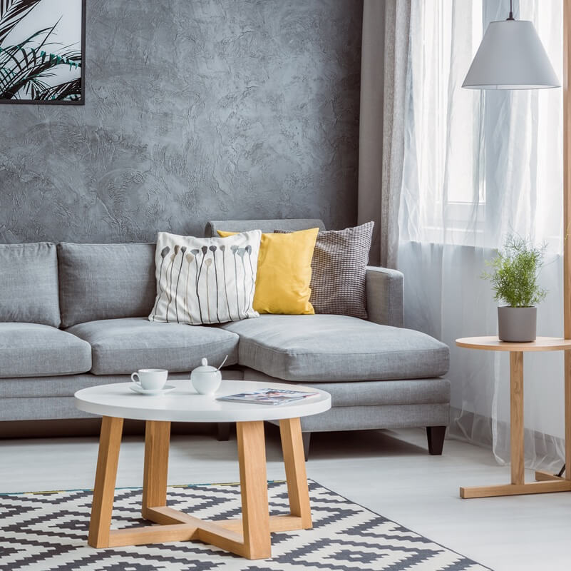 Living room flooring