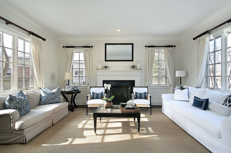 Living room carpet