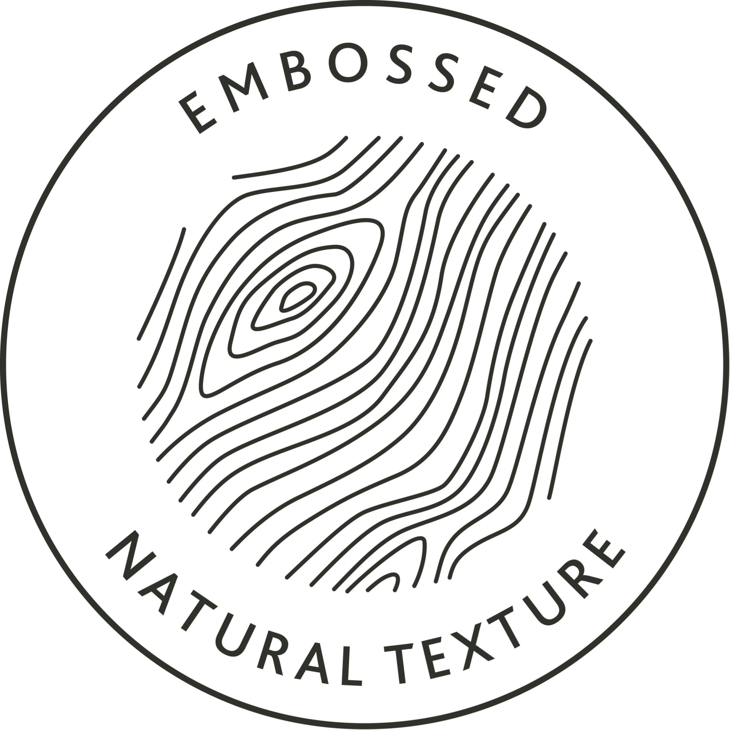 embossed